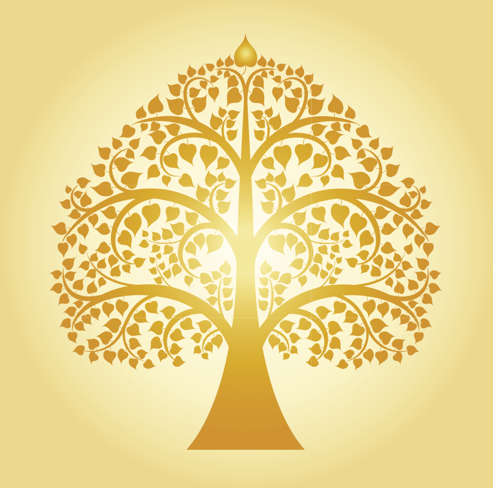 Bodhi Tree- The root of suffering is attachment.