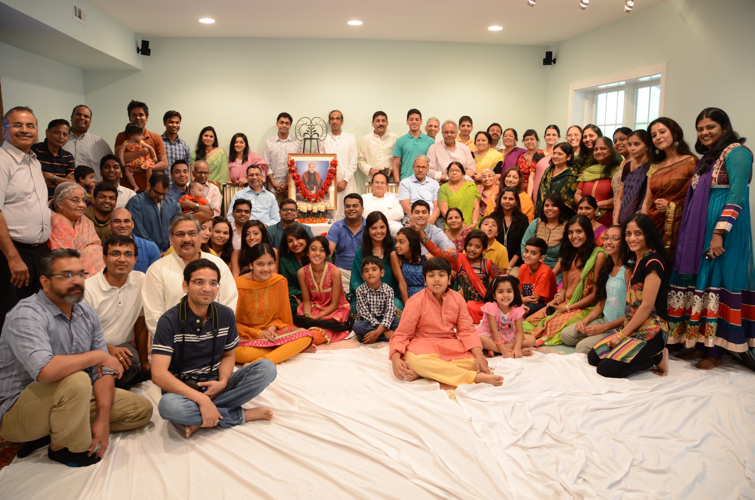 People gathered to understand true happiness through satsang
Guru Purnima
